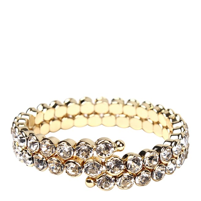 Amrita Singh Gold/Clear Iman Bracelet