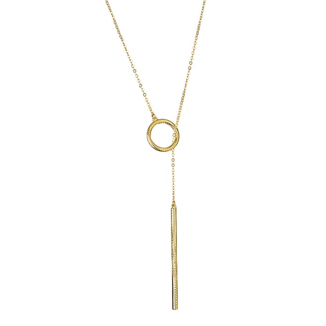 Karen Millen Gold Snake Twist Necklace