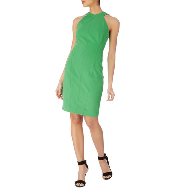 Karen Millen Green Scuba Dress