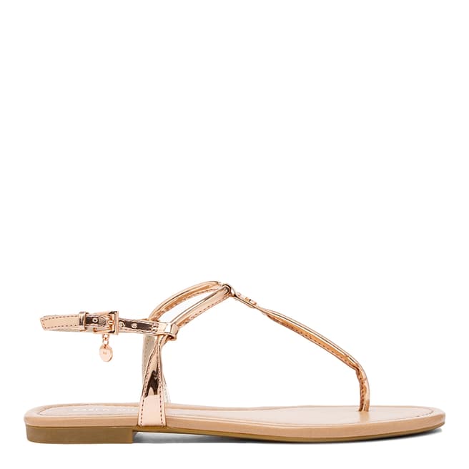 Karen Millen Blush Essential Toe Thong Sandals