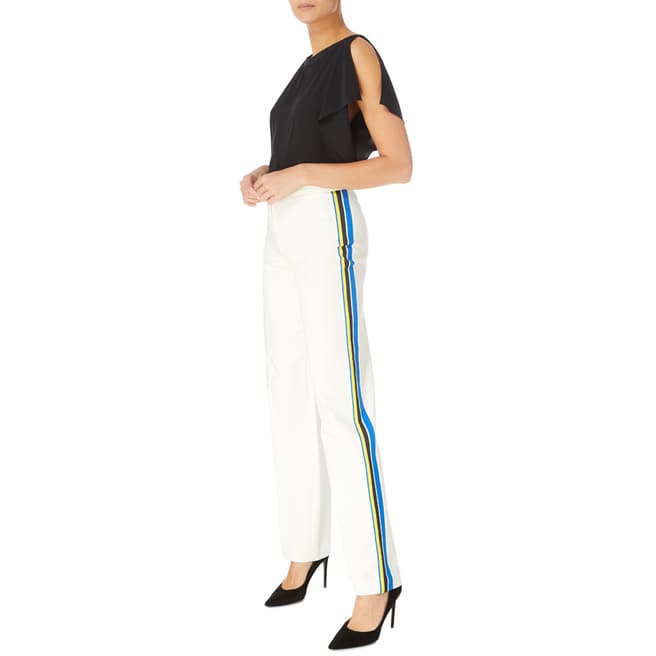 Karen Millen Ivory Tailored Capri Trousers