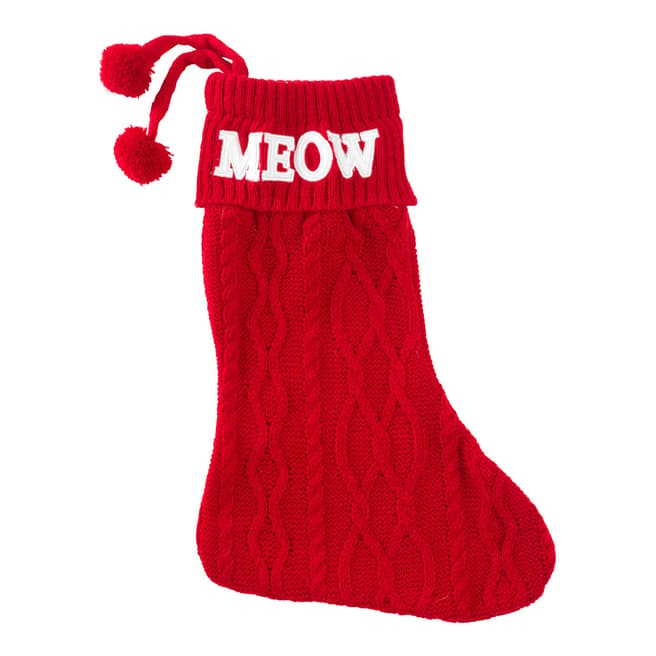 House Of Paws Meow empty cat stocking