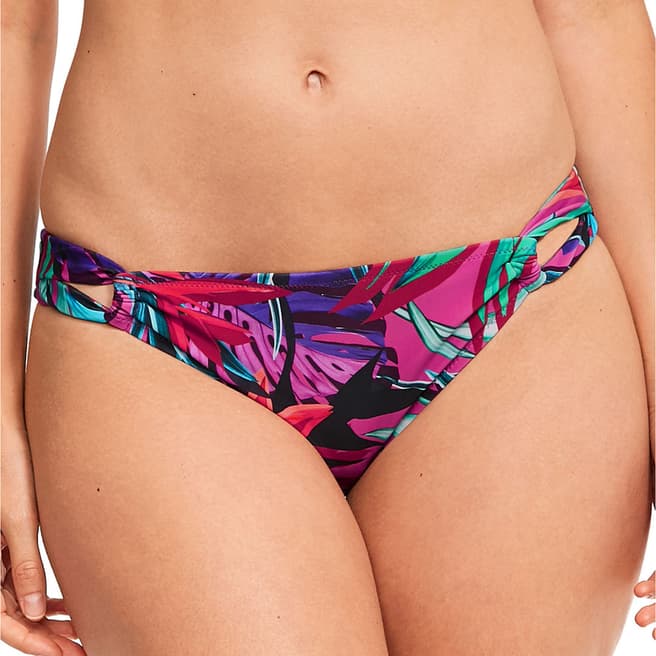 Figleaves Tropical/Fern Bahama Palm Loop Side Bikini Brief