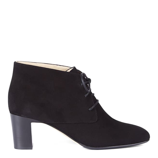 Hobbs London Black Patricia Lace Up Ankle Boot