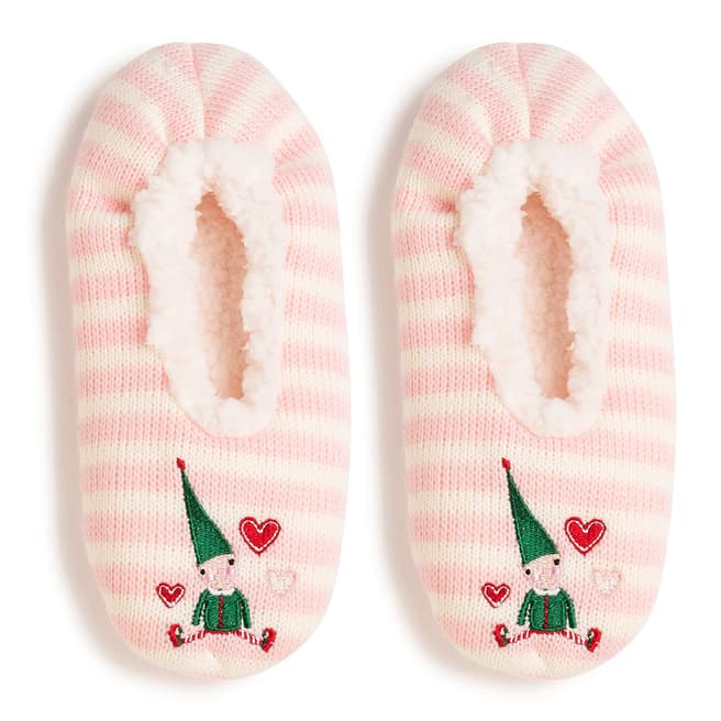 Wild Feet Pink Elf Slipper Socks