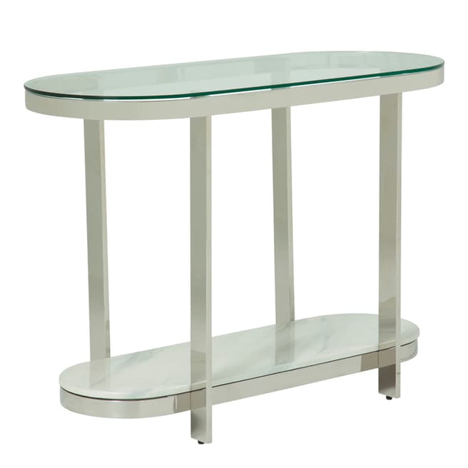 Serene Furnishings Keira Silver Console Table