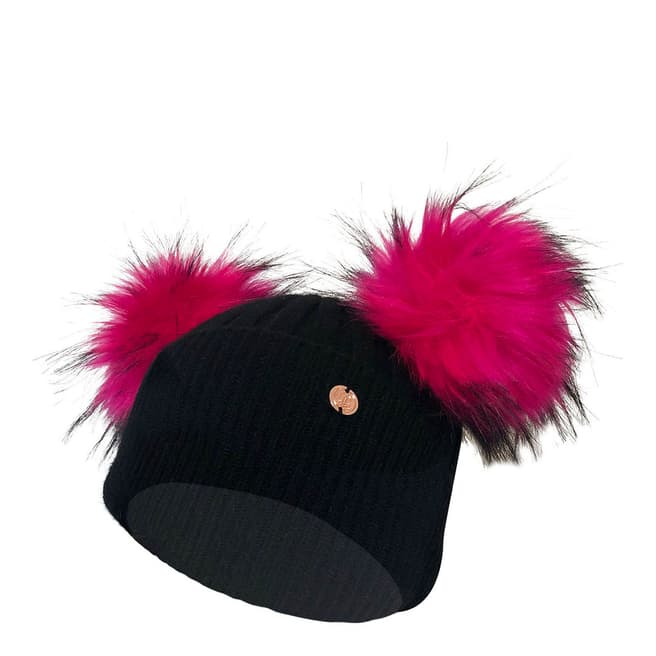 Look Like Cool Kids Black Cashmere Beanie Hat