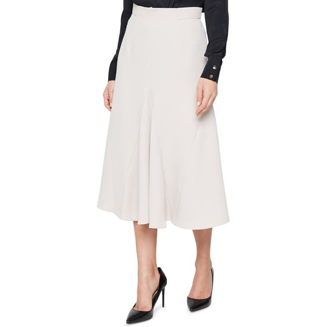 Damsel In A Dress Neutral Ebony Tailored Skirt