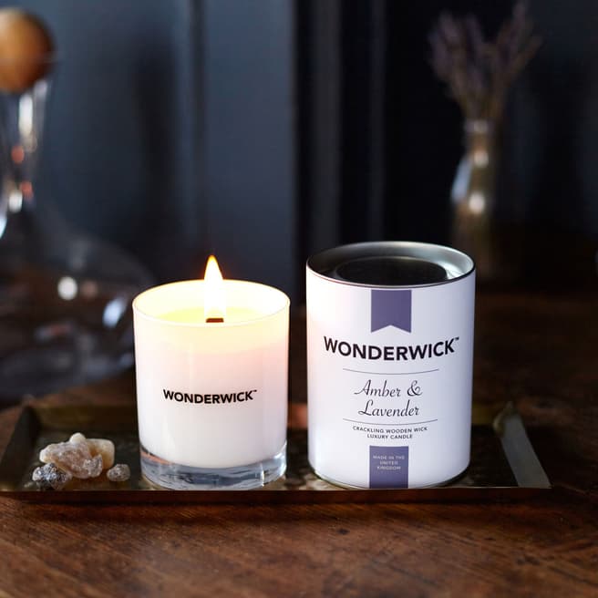 The Country Candle Company Amber & Lavender Crackling Candle