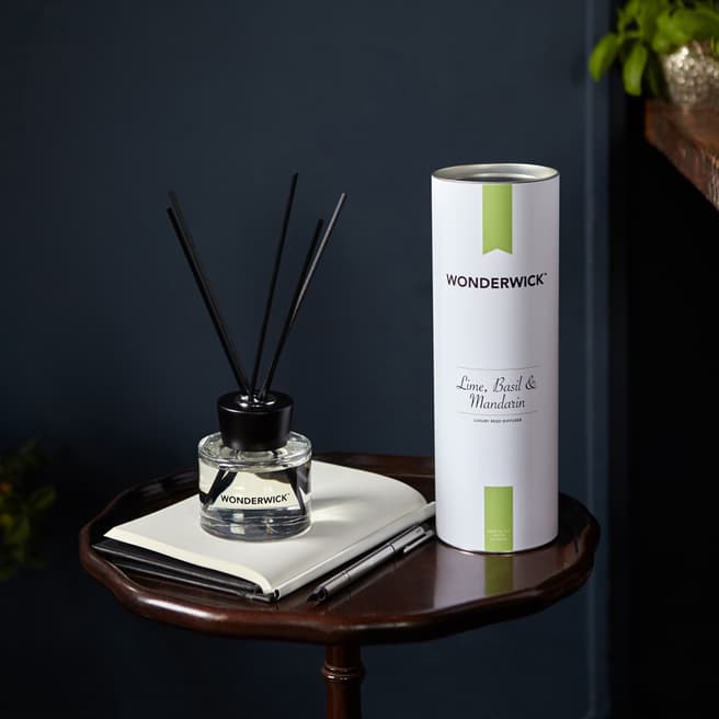 The Country Candle Company Lime, Basil and Mandarin Wonderwick™ Blanc Reed Diffuser