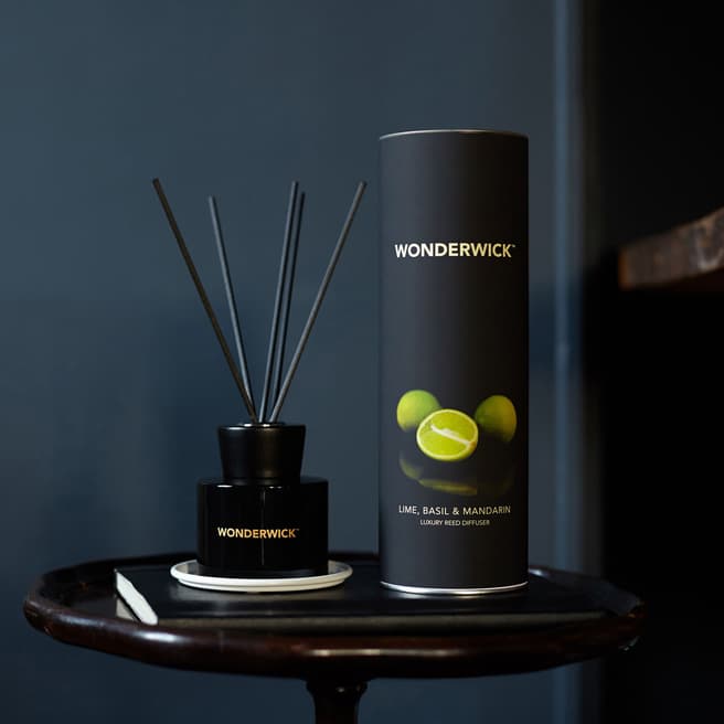 The Country Candle Company Lime, Basil and Mandarin  Wonderwick™ Noir Reed Diffuser