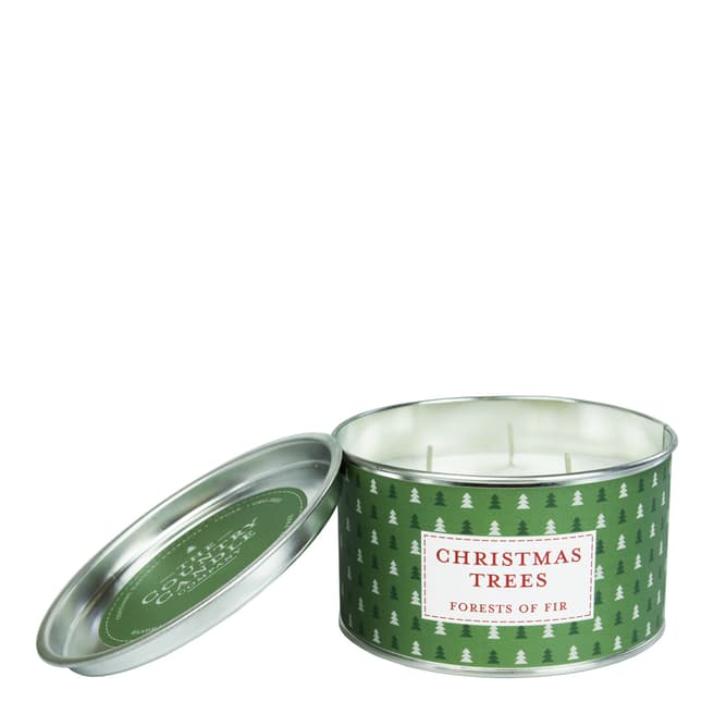 The Country Candle Company Christmas Trees Multi Wick Tin