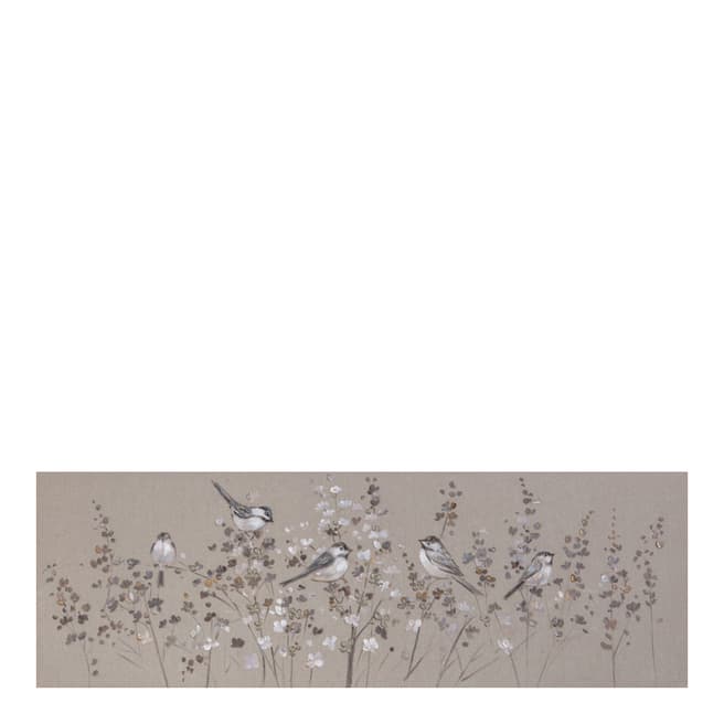 Gallery Living Linen Floral Framed Art 150x50cm