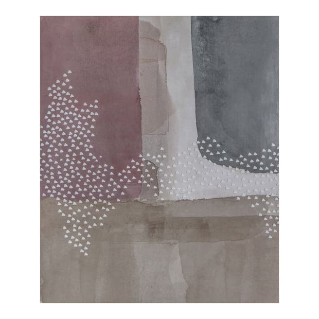 Gallery Living Blush Cubic Abstract I Printed Canvas 50x60cm