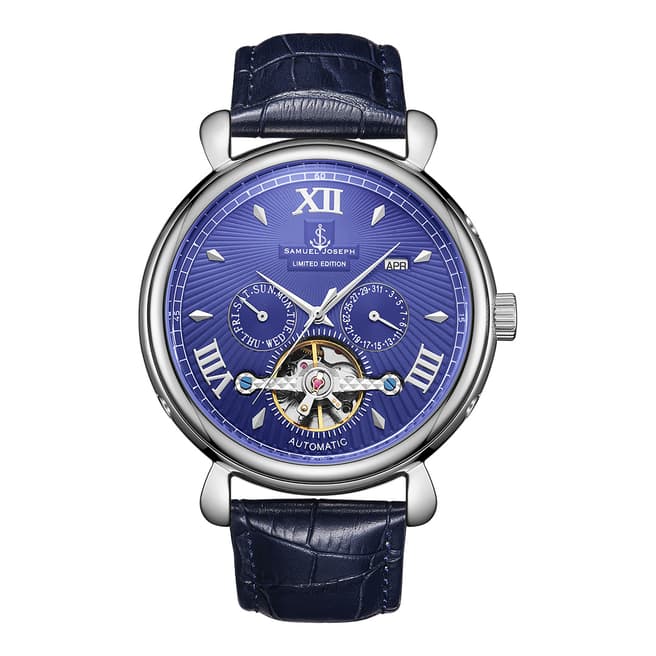 Samuel Joseph Men's Blue Automatic Watch