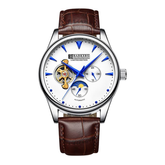 Barkers of Kensington Men's Blue/Gold Automatic Steel Watch