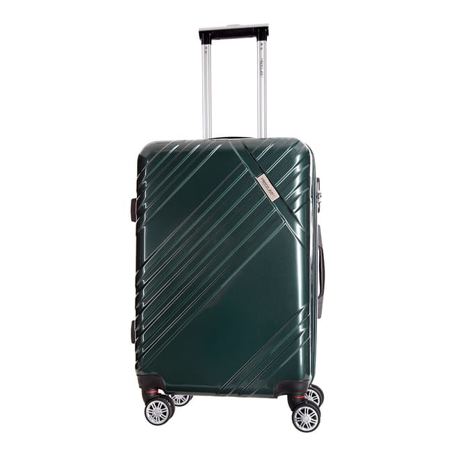Travel One Green 8 Wheel Rosciano Suitcase 66cm L