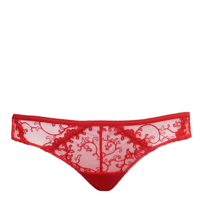 Le Vernis Red Thong