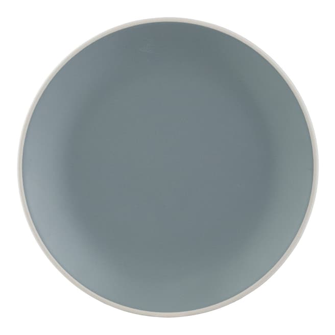 Mason Cash Set of 12 Grey Classic Collection Dinner Plates, 26.5cm