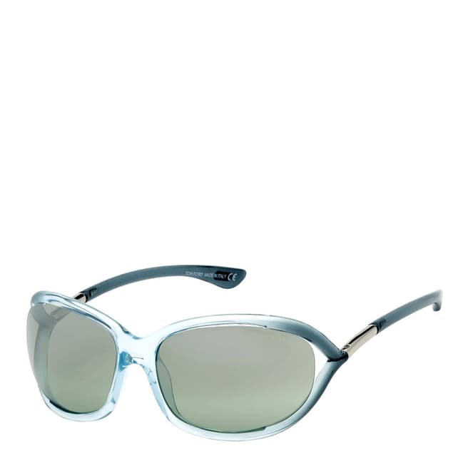 Tom Ford Women's Light Green/Green Mirror Sunglasses 61mm