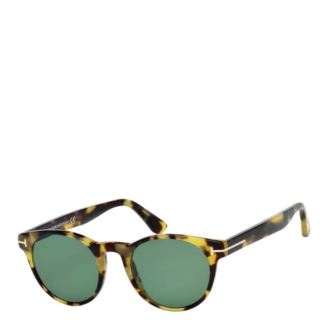 Tom Ford Men's Havana/Green Tom Ford Sunglasses 49mm
