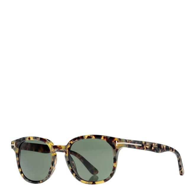 Tom Ford Men's Havana/Green Tom Ford Sunglasses 60mm