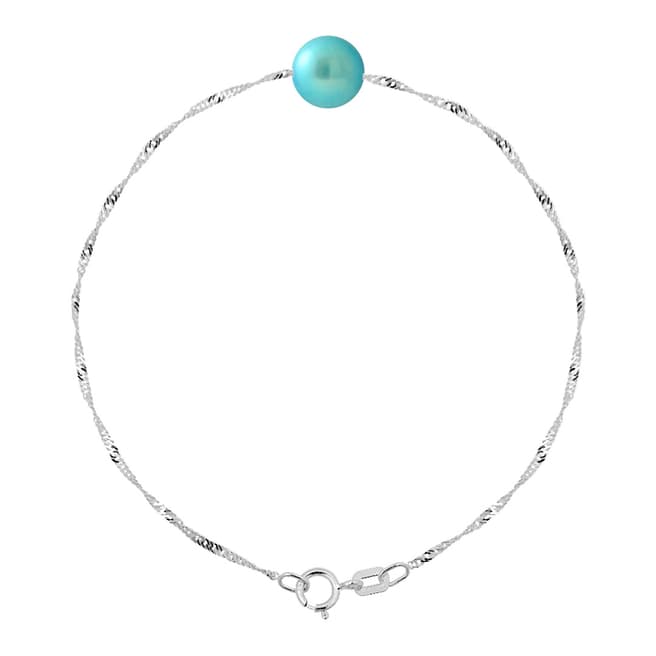 Manufacture Royale Turquoise Pearl Bracelet 7-8mm