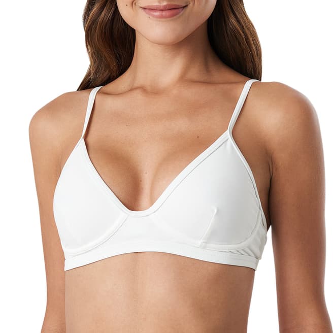 NA-KD White Cup Shape Bikini Top 