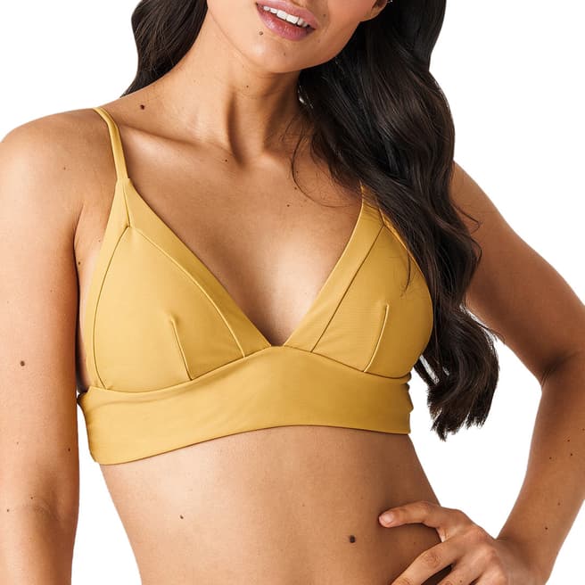 NA-KD Yellow Framed Bikini Bralette