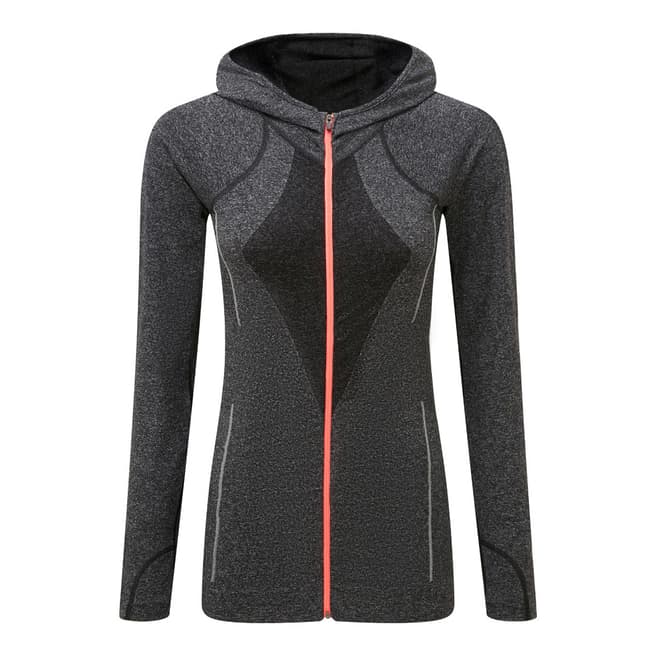 Tribe Sports Women's Charcoal Anatomical Hoodie