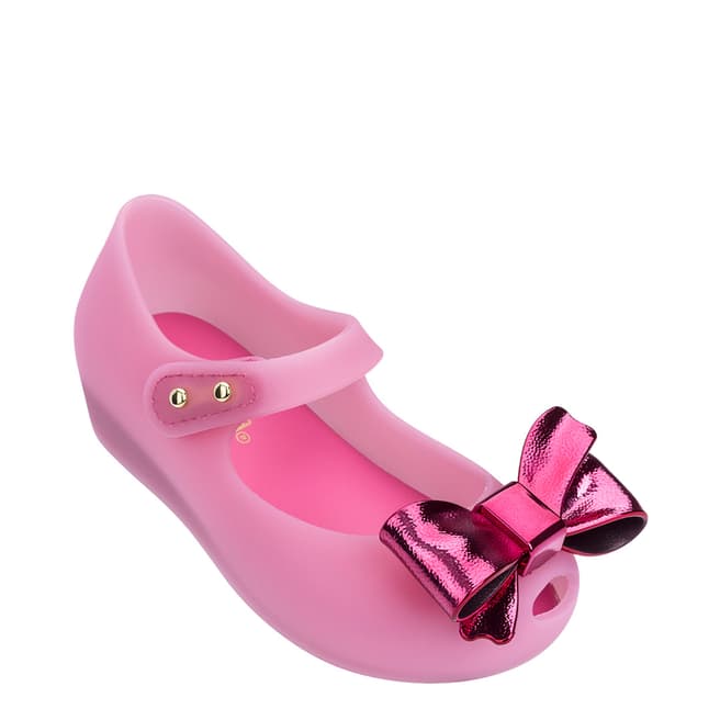 Mini Melissa Pink Mini Ultragirl Dream Bow Shoe