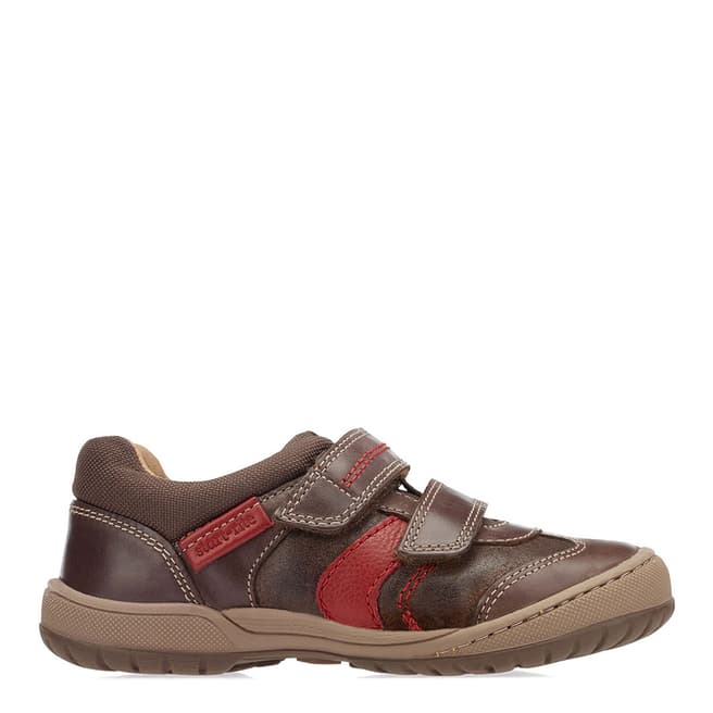 Start-Rite Baby Brown Flexy Tough Leather Shoes