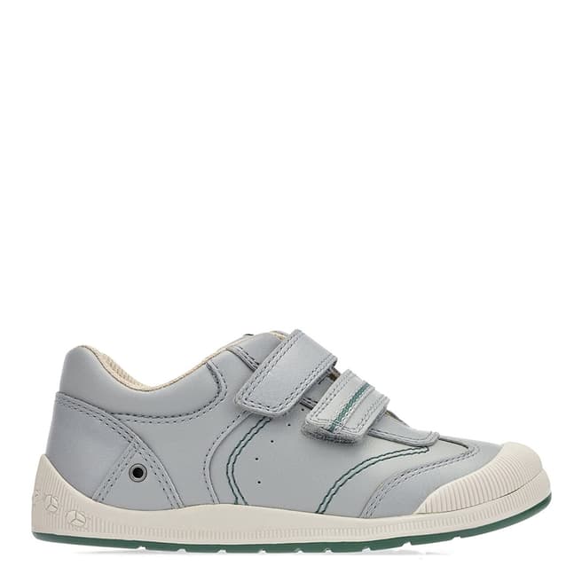 Start-Rite Grey Tough Bug Leather Shoes