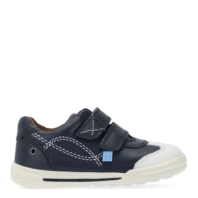 Start-Rite Navy Flexy Soft Turin Leather Shoes