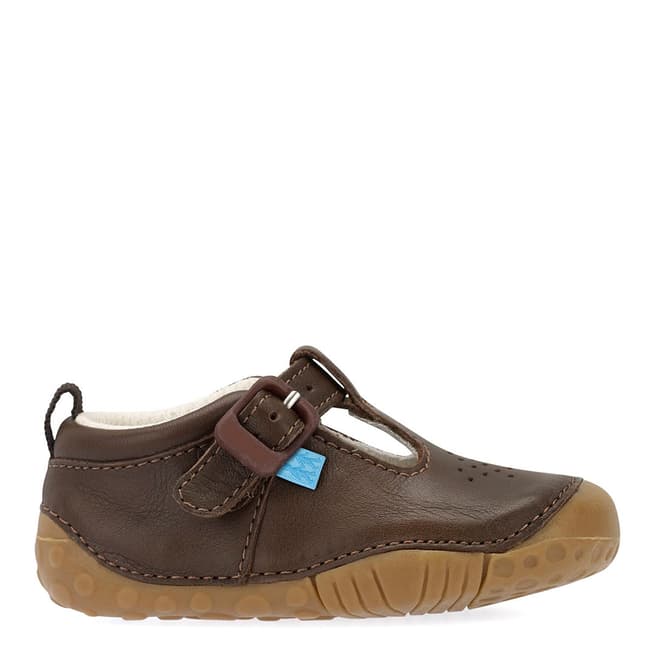 Start-Rite Baby Brown Jack Leather Shoes