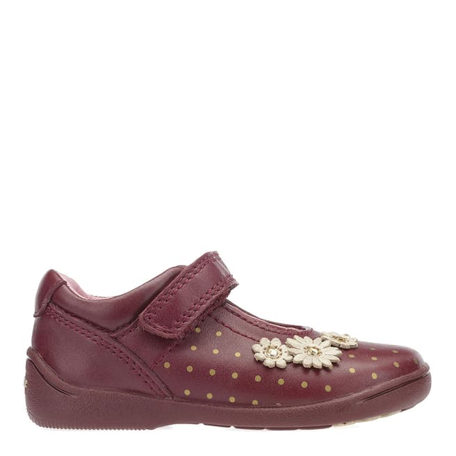 Start-Rite Red Start Rite Leather Daisy Shoes