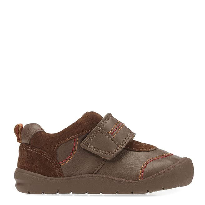 Start-Rite Brown First Zak Leather Shoes