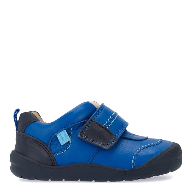 Start-Rite Blue First Zak Leather Shoes