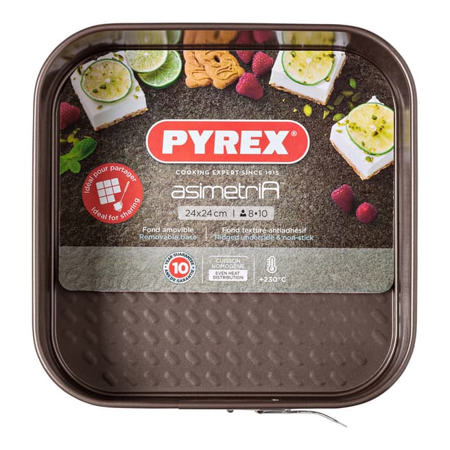 Pyrex Asimetria Square Springform Pan, 24cm