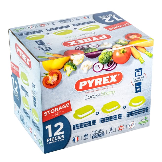 Pyrex 12 piece Cook & Store Set