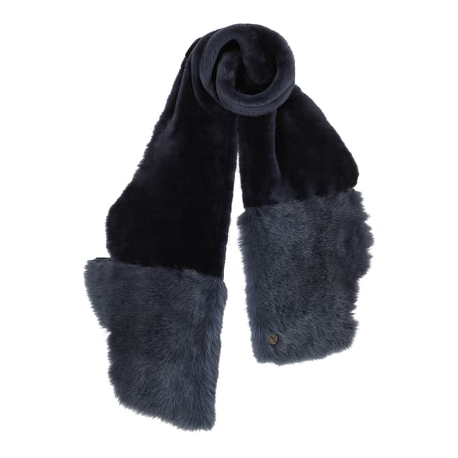 Gushlow & Cole Meteor Baby Mixed Shearling Scarf