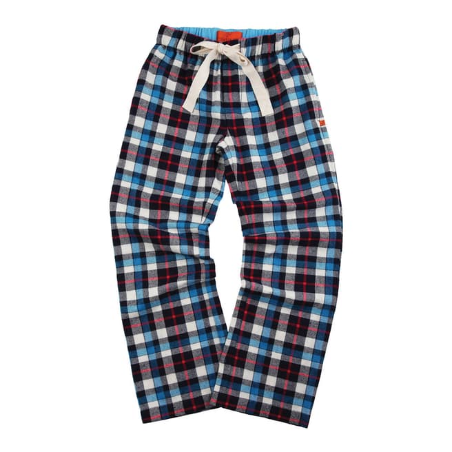 Mini Vanilla Boy's Blue/Red Galway Check Cotton Pants