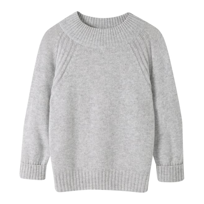 Pure Collection Heather Dove Lofty Cashmere Jumper