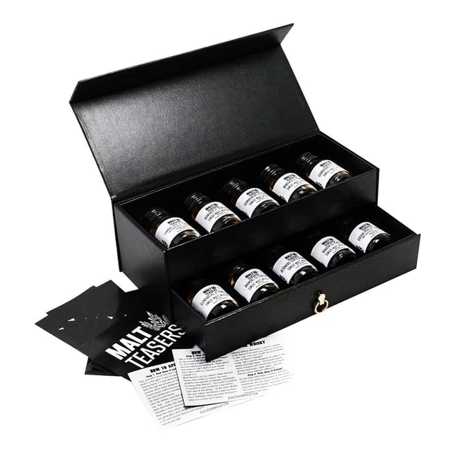 The Really Good Whisky Company 10 Malt Teasers Whisky Selection Box- Premium
