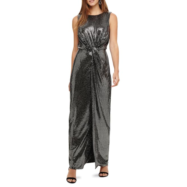 Phase Eight Silver Dahlia Shimmer Maxi Dress