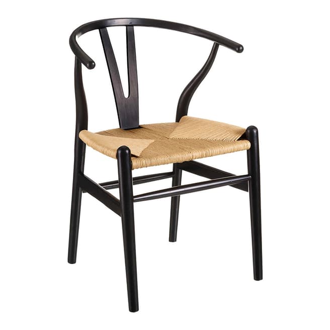 Ixia Regal Chair Black/Natural Birch 
