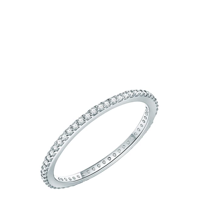 Carat 1934 Sterling Silver Zirconia Diamond Ring