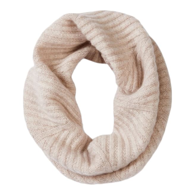 Pure Collection Marble Cashmere Ribbed Snood