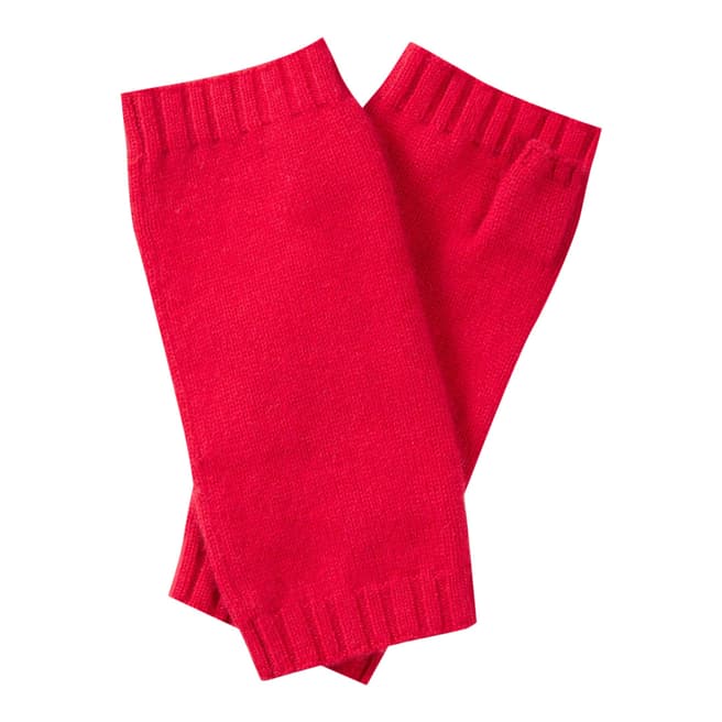 Pure Collection Pillarbox Red Cashmere Mitts