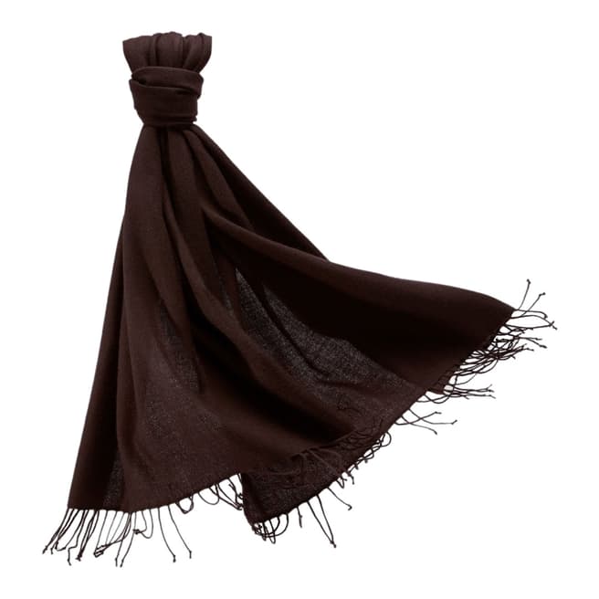 Pure Collection Rich Chocolate Pashmina Stole